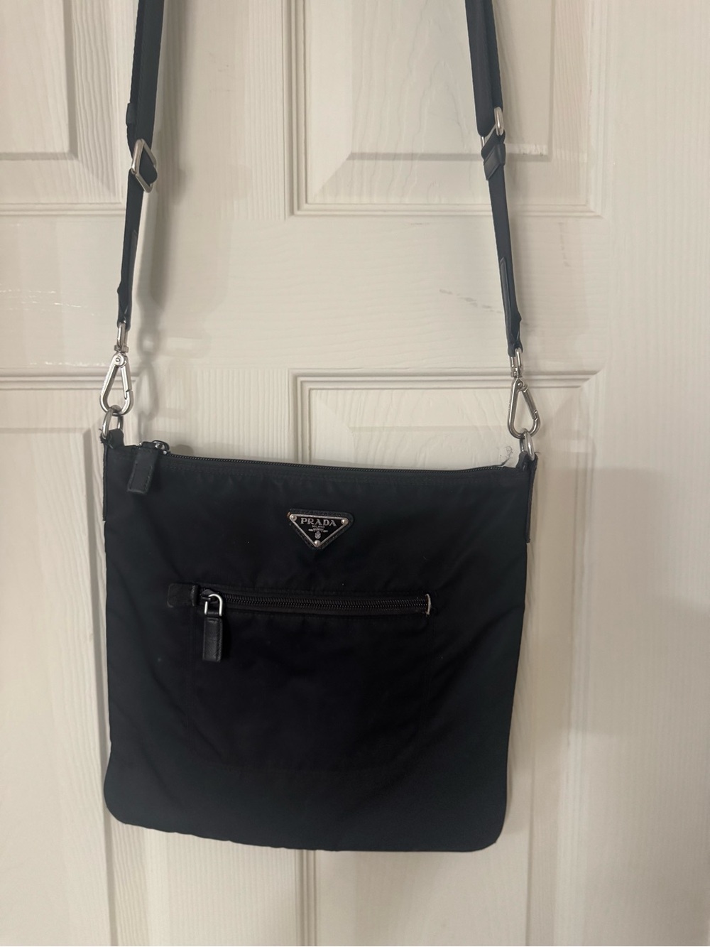 Prada Black Nylon Crossbody Bag - Shoulder Bag
